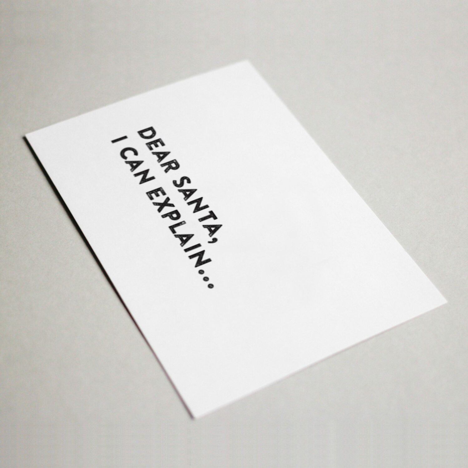 Greeting card foldable - Dear santa, I can explain... - Image 2