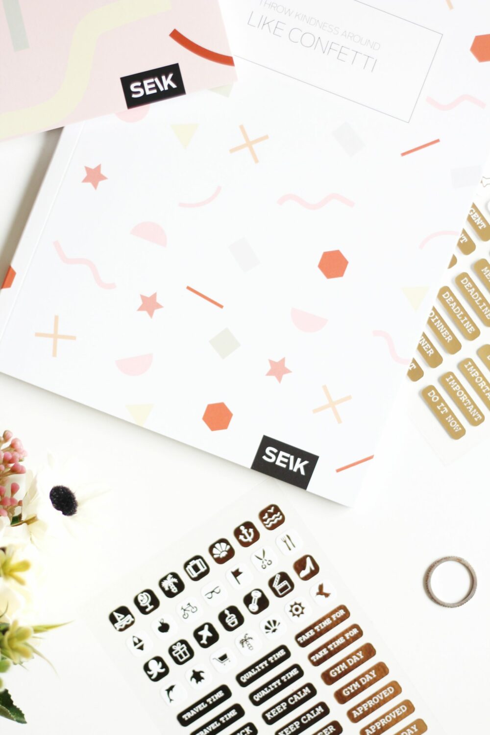 Bullet Journal / Dotted Notebook Appreciate & Kindness (2pcs) - Image 2