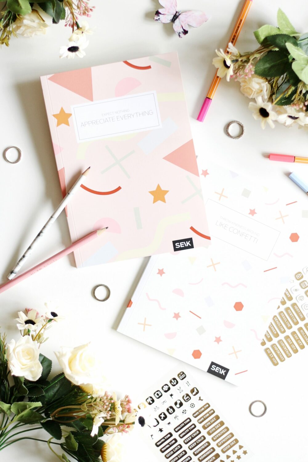 Bullet Journal / Dotted Notebook Appreciate & Kindness (2pcs) - Image 10