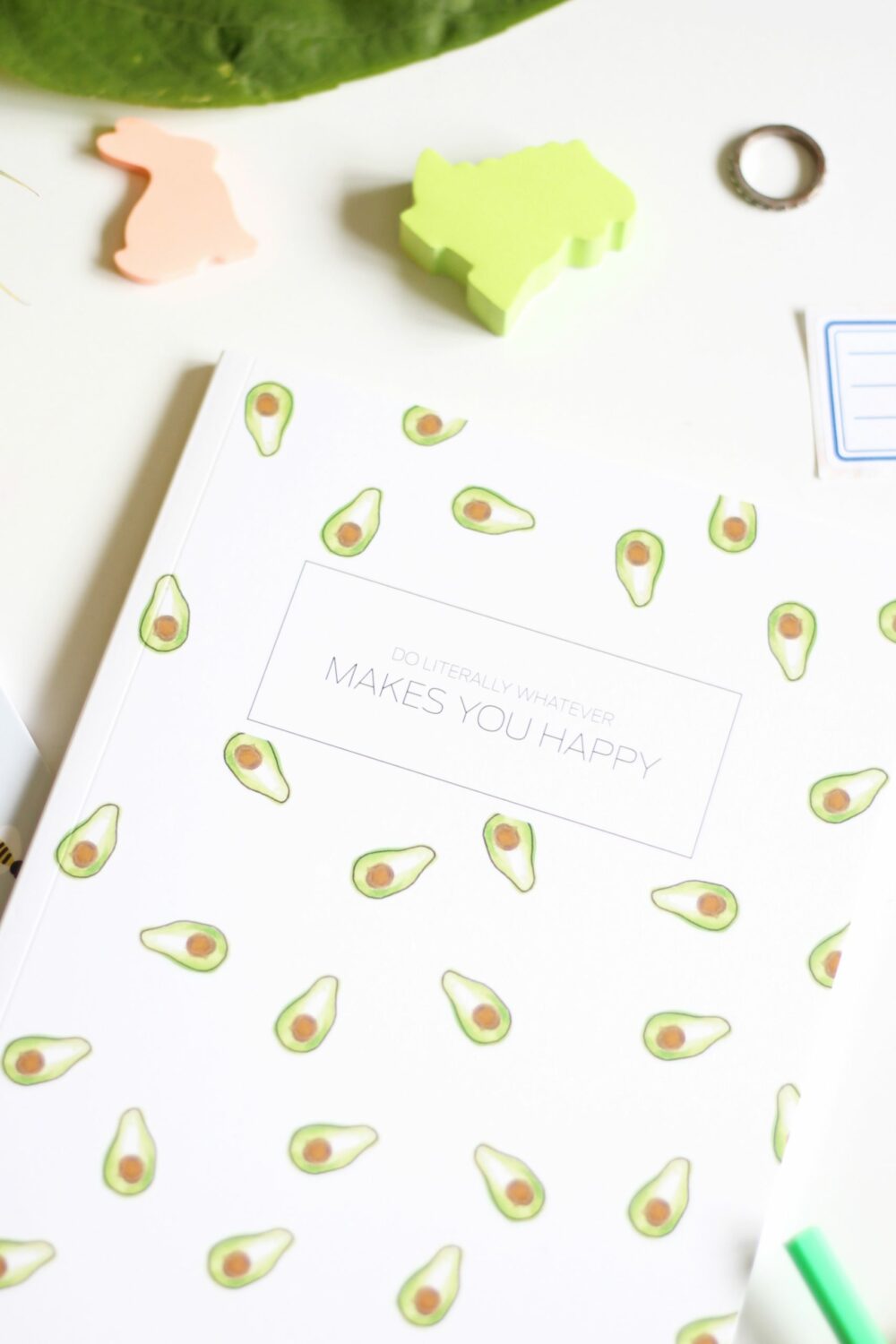 Bullet Journal / Dotted Notebook Bees & Avocados (2pcs) - Image 10