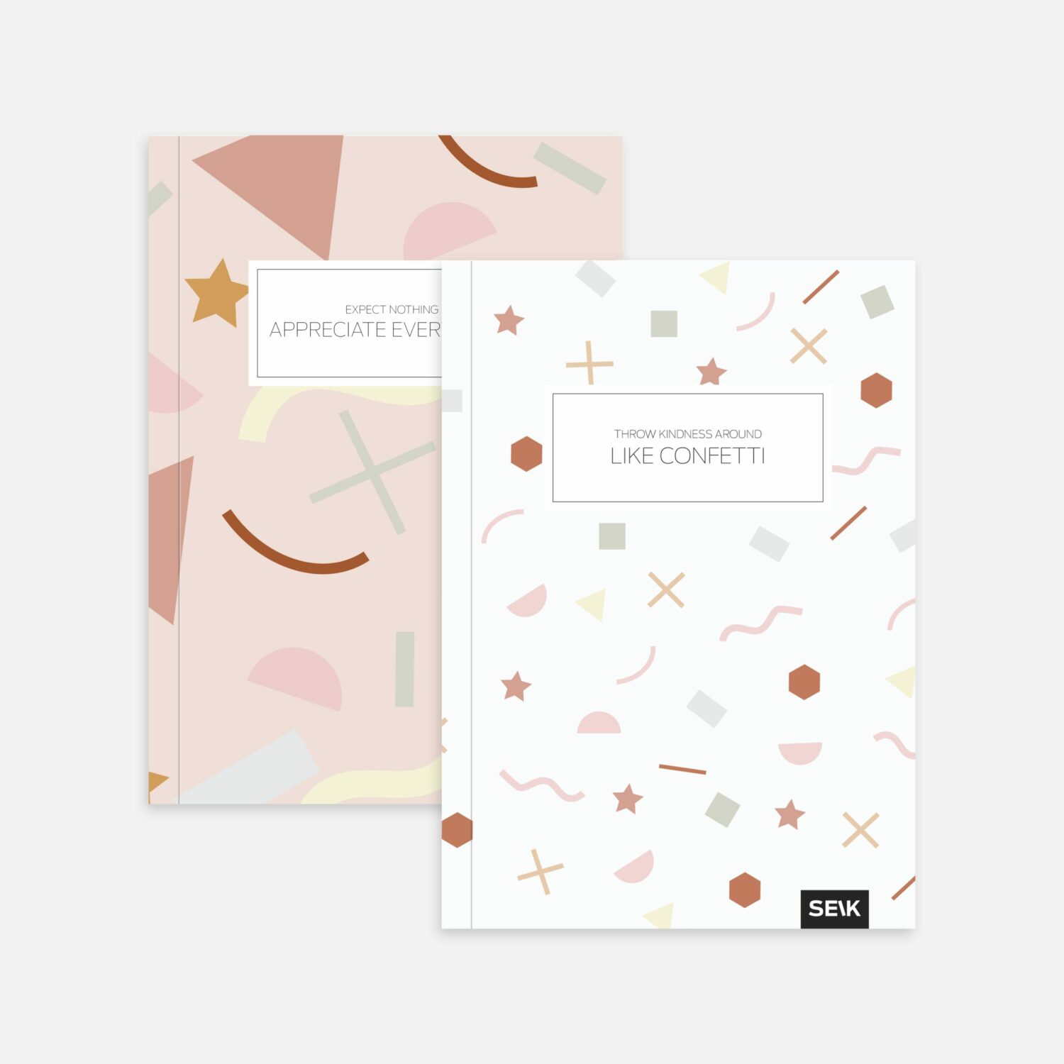 Bullet Journal / Dotted Notebook Appreciate & Kindness (2pcs) - Image 5