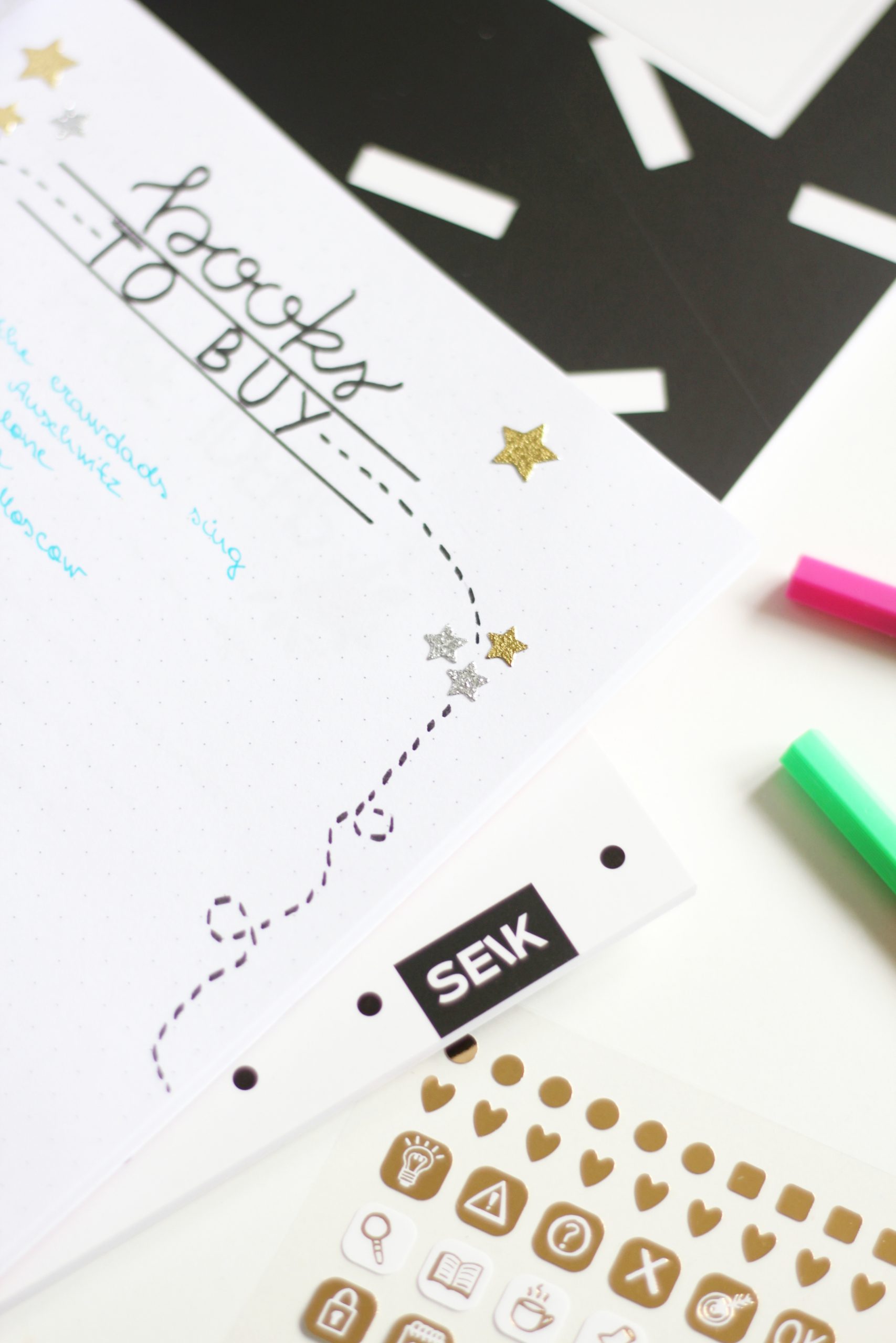 Bullet Journal / Dotted Notebook Music on & music is (2 pcs) - Image 8