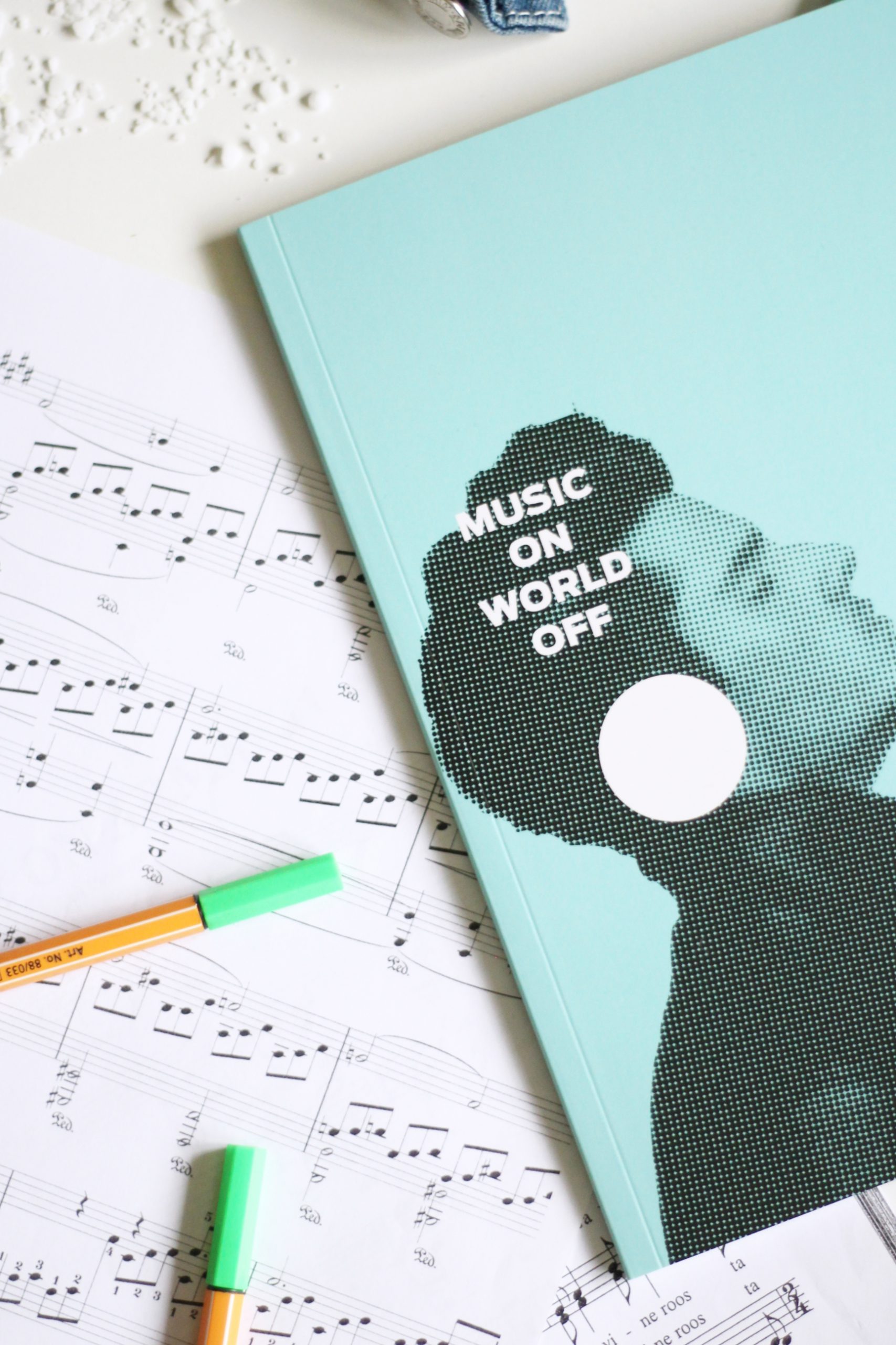 Bullet Journal / Dotted Notebook Music on & music is (2 pcs) - Image 5