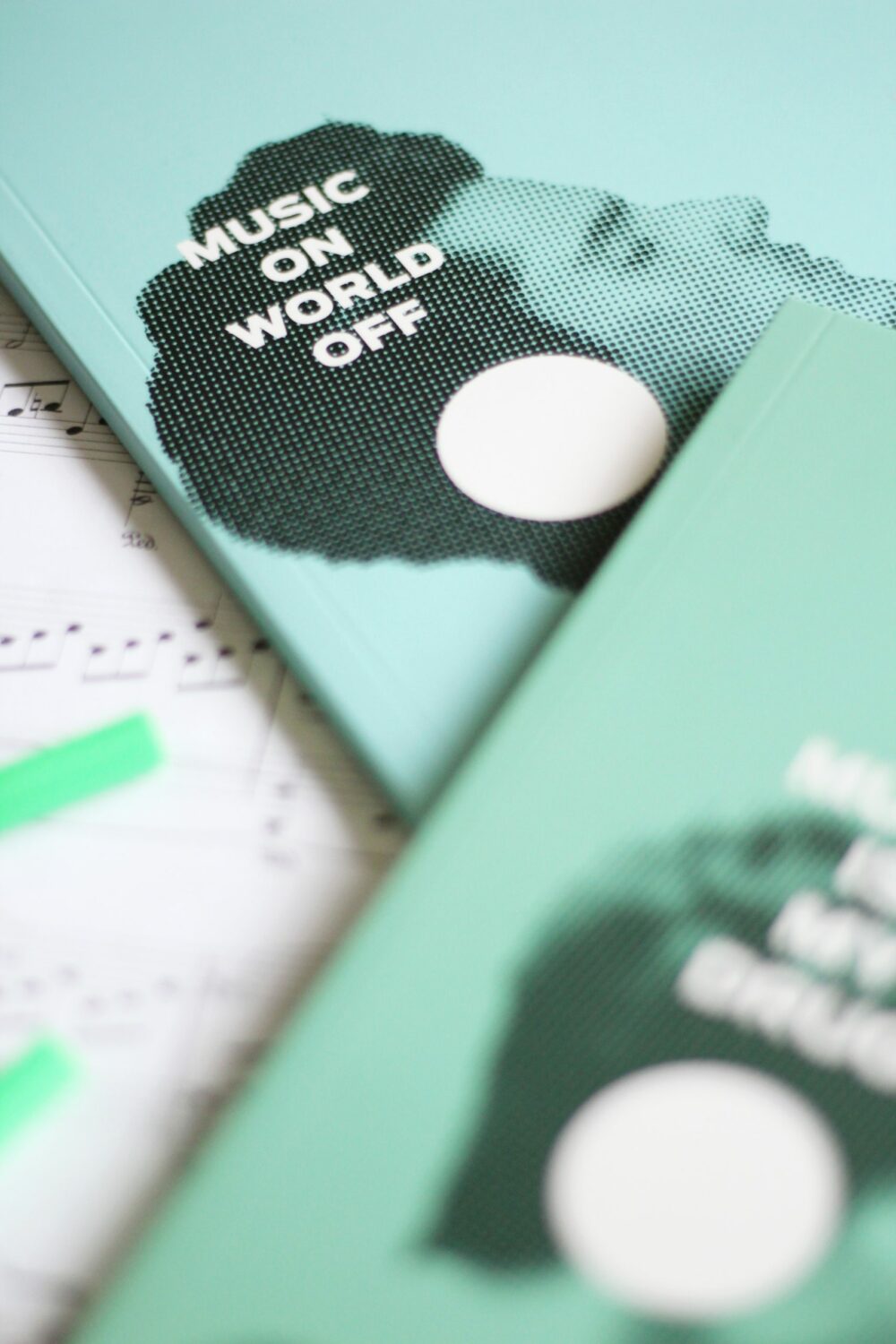 Bullet Journal / Dotted Notebook Music on & music is (2 pcs) - Image 2
