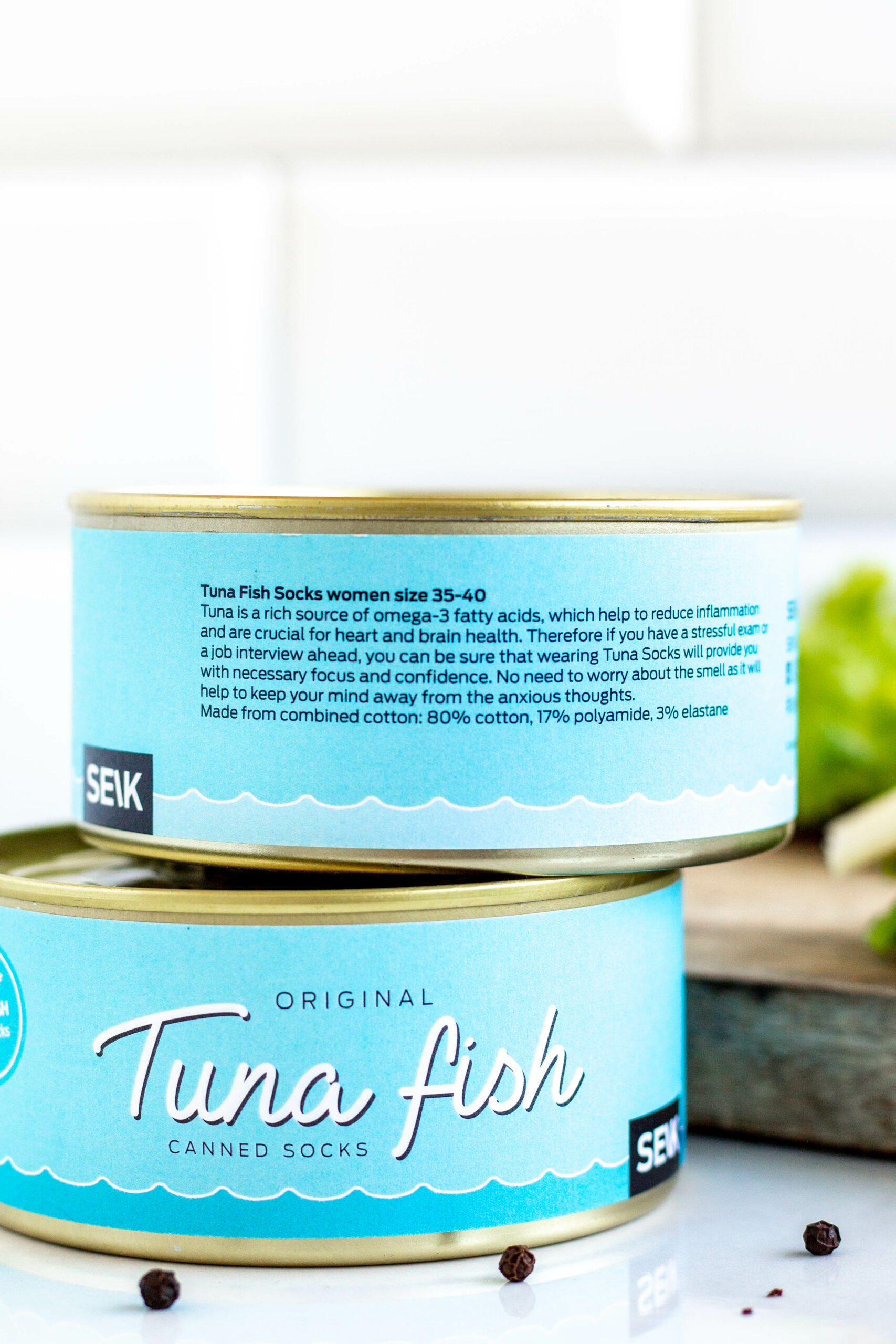 Tuna Fish Canned Socks (women size 35-40) - Image 5