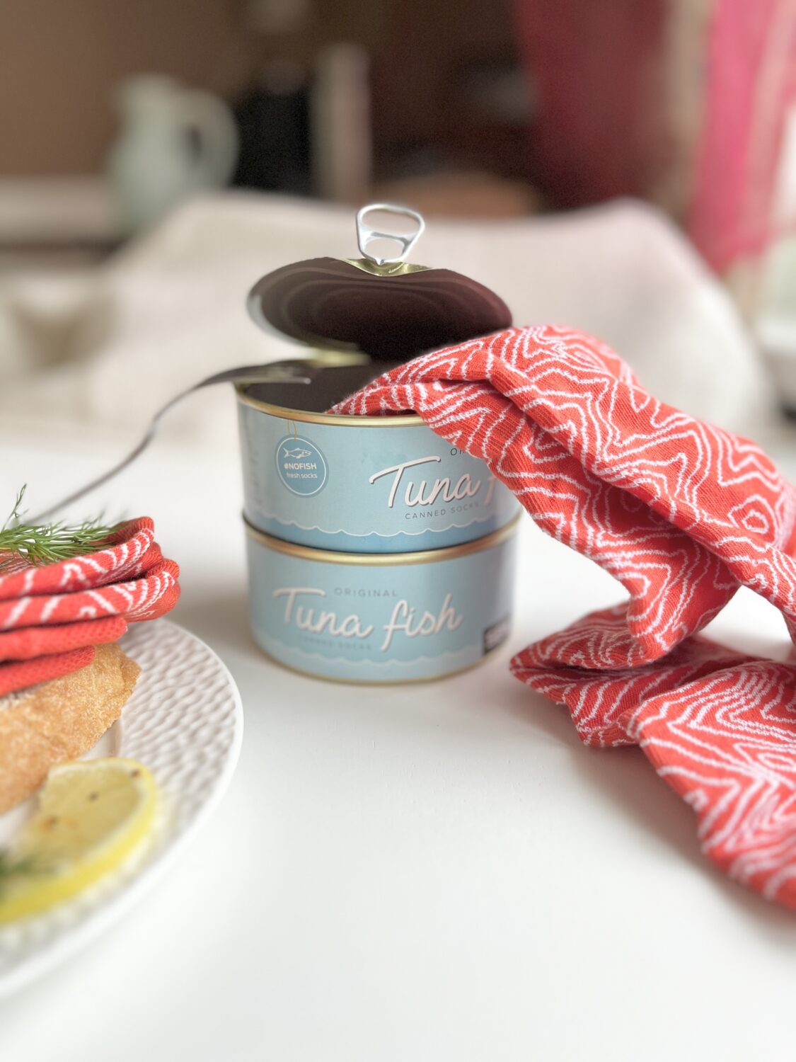 Tuna Fish Canned Socks (women size 35-40) - Image 7