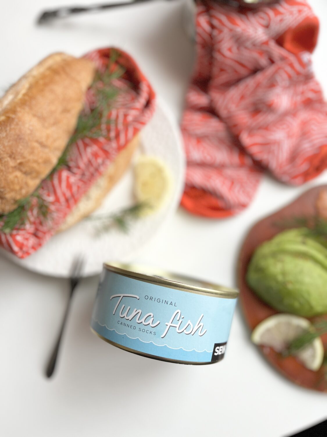 Tuna Fish Canned Socks (women size 35-40)