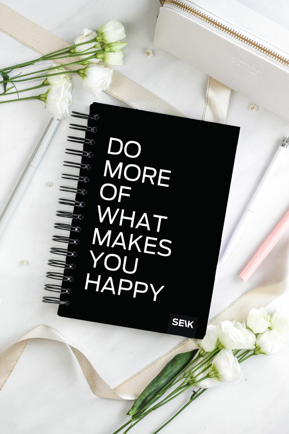 Bullet Journal / Dotted Notebook hard cover spiral binding - Do more