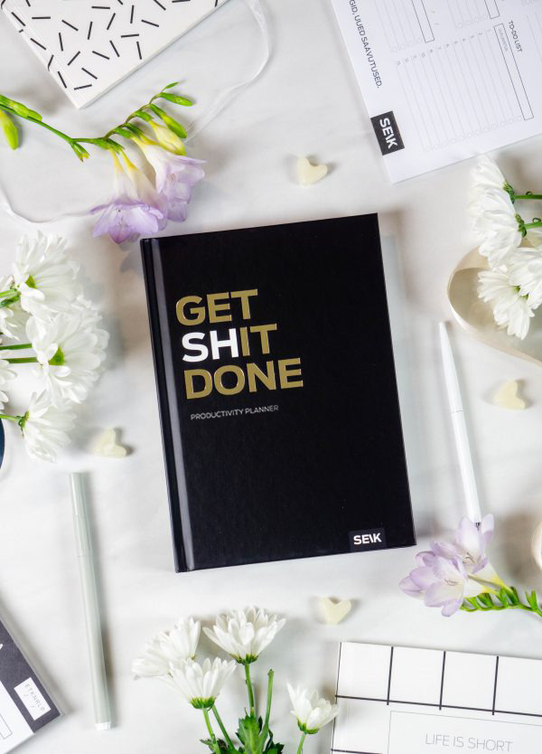Productivity planner - Get (sh)it done (black)
