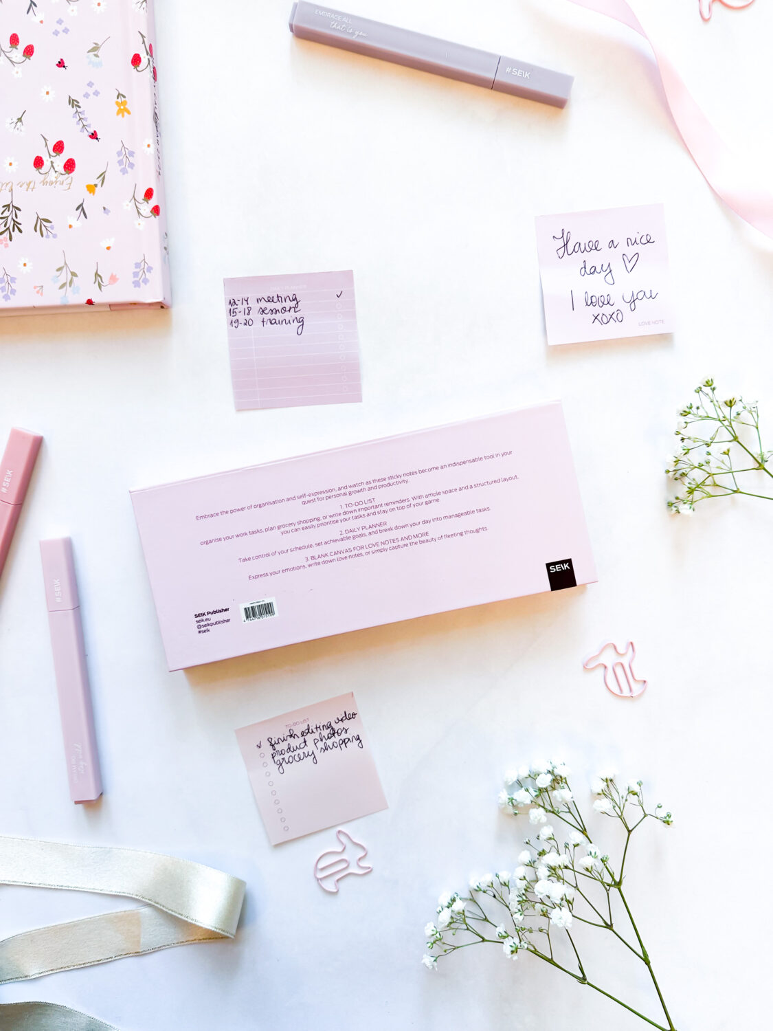 Happy sticky notes for better me - to-do list, daily planner, love note (300pcs) - Image 12