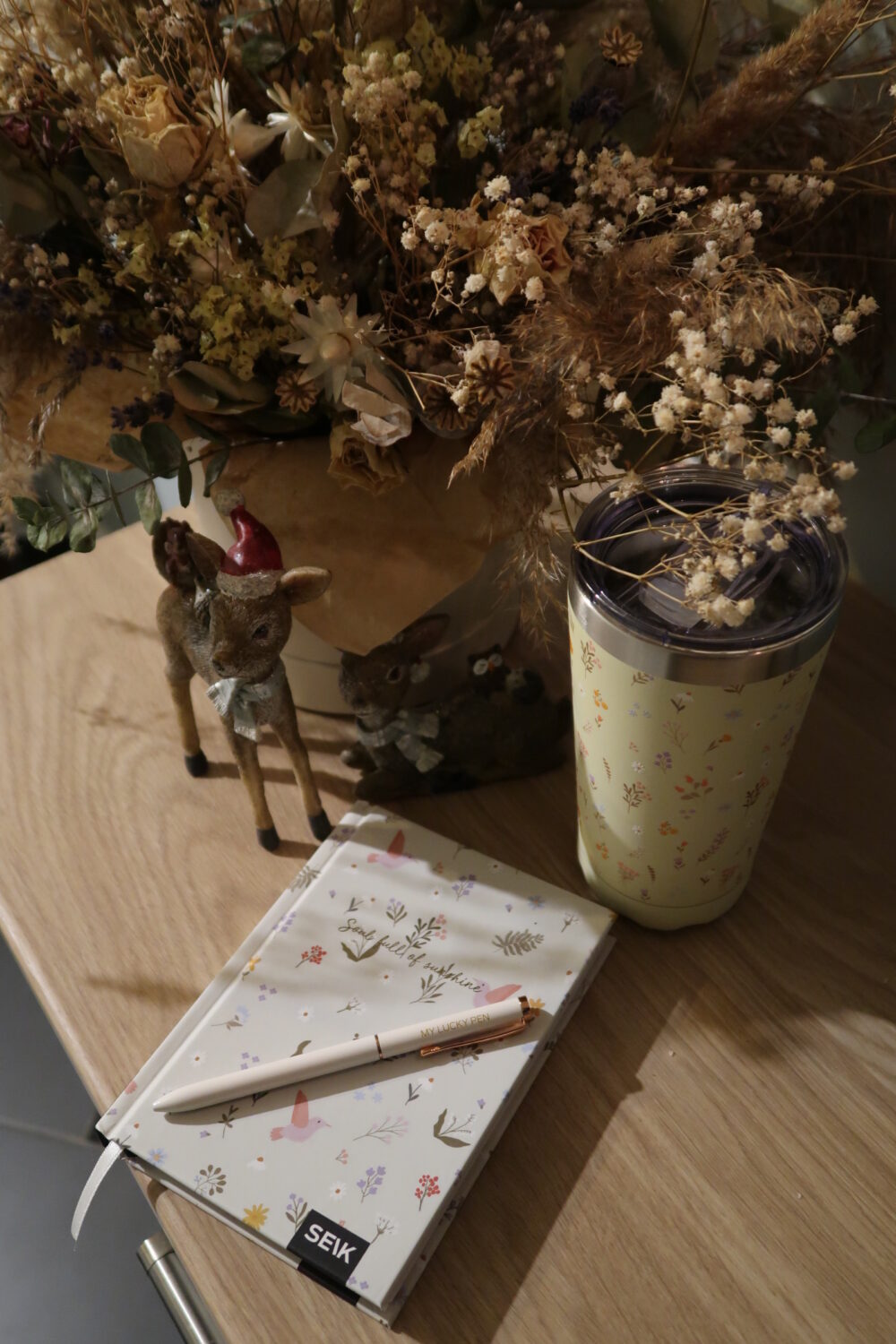 Thermos /coffee cup - flowers 350ml - Image 11