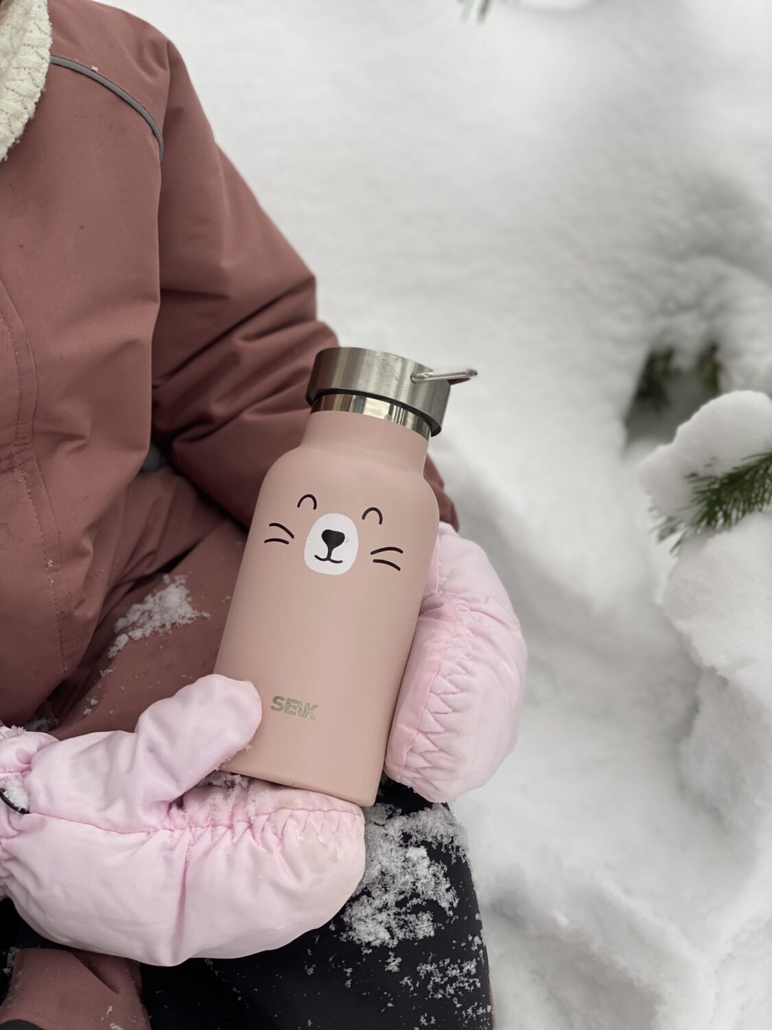 Water Bottle/Thermos - little kitty 350ml - Image 11