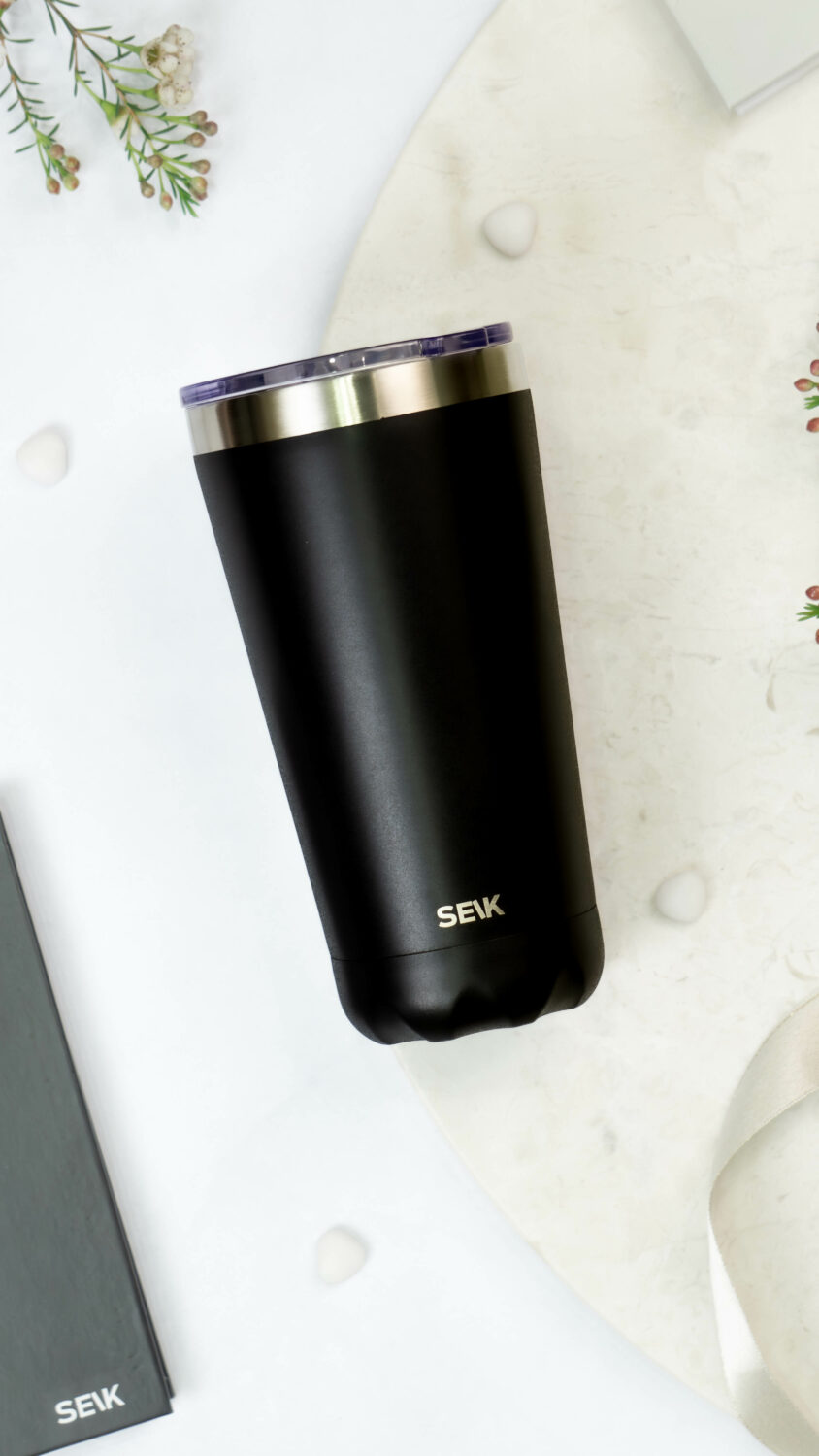 Thermos /coffee cup - oh so black! 350ml - Image 4