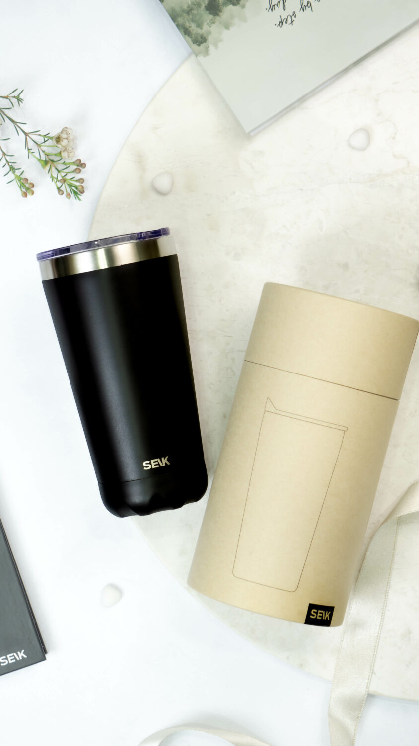 Thermos /coffee cup - oh so black! 350ml - Image 3