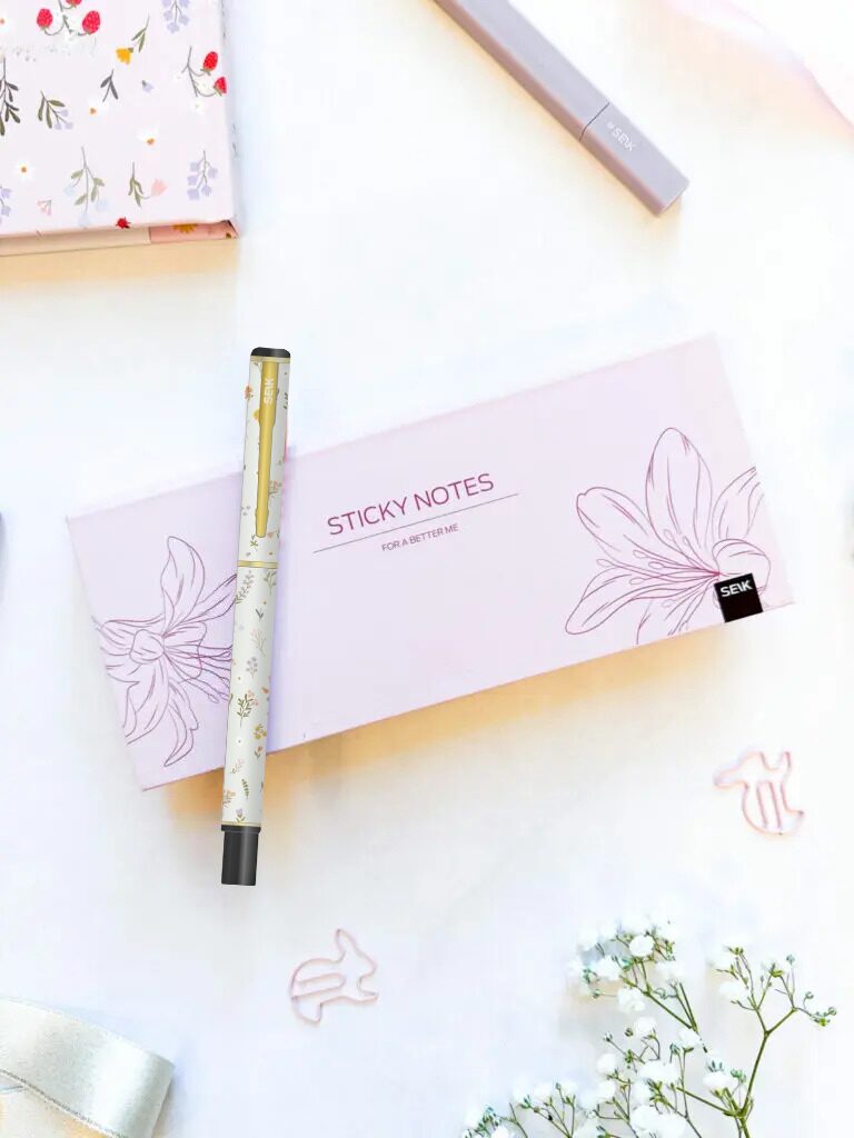 Blossom Pen - Beige (black)