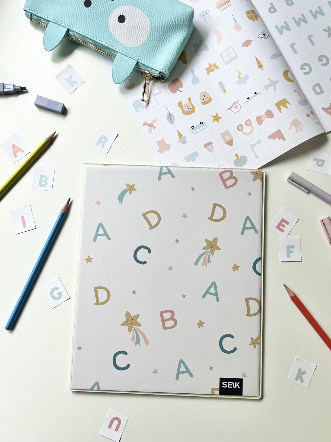 Movable alphabet - stars