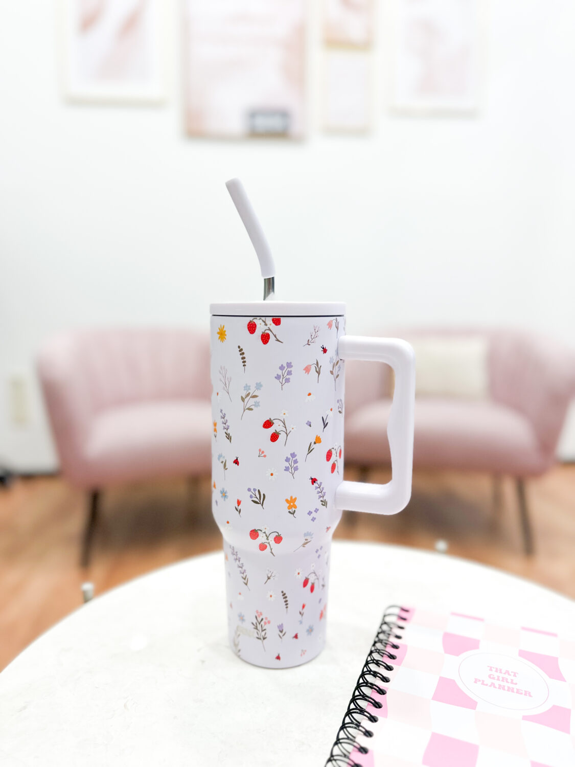 Tumbler - strawberries 1200ml
