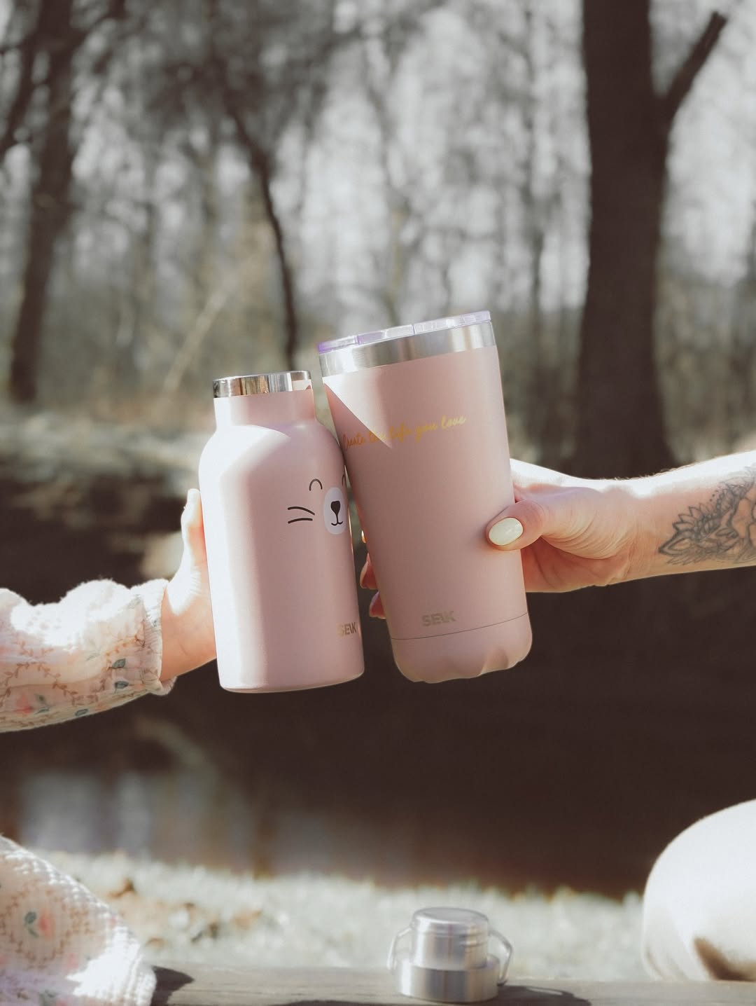 Water Bottle/Thermos - little kitty 350ml - Image 14