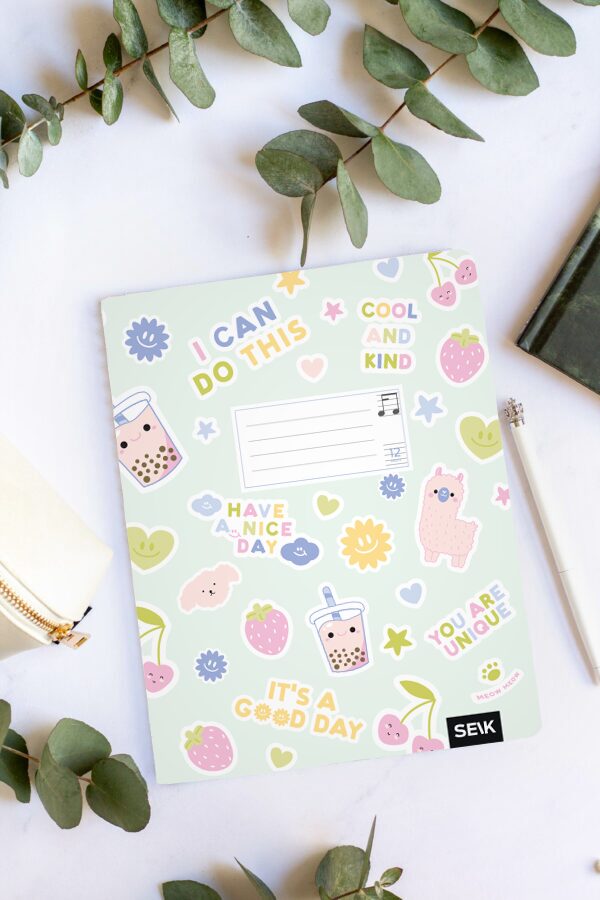 Music notebook (12 sheets) - stickers