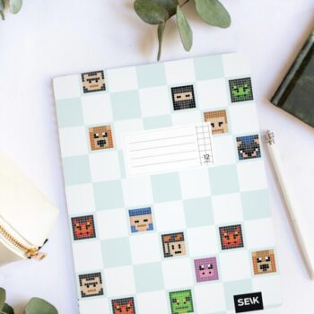 Squared notebook (12 sheets) - pixels