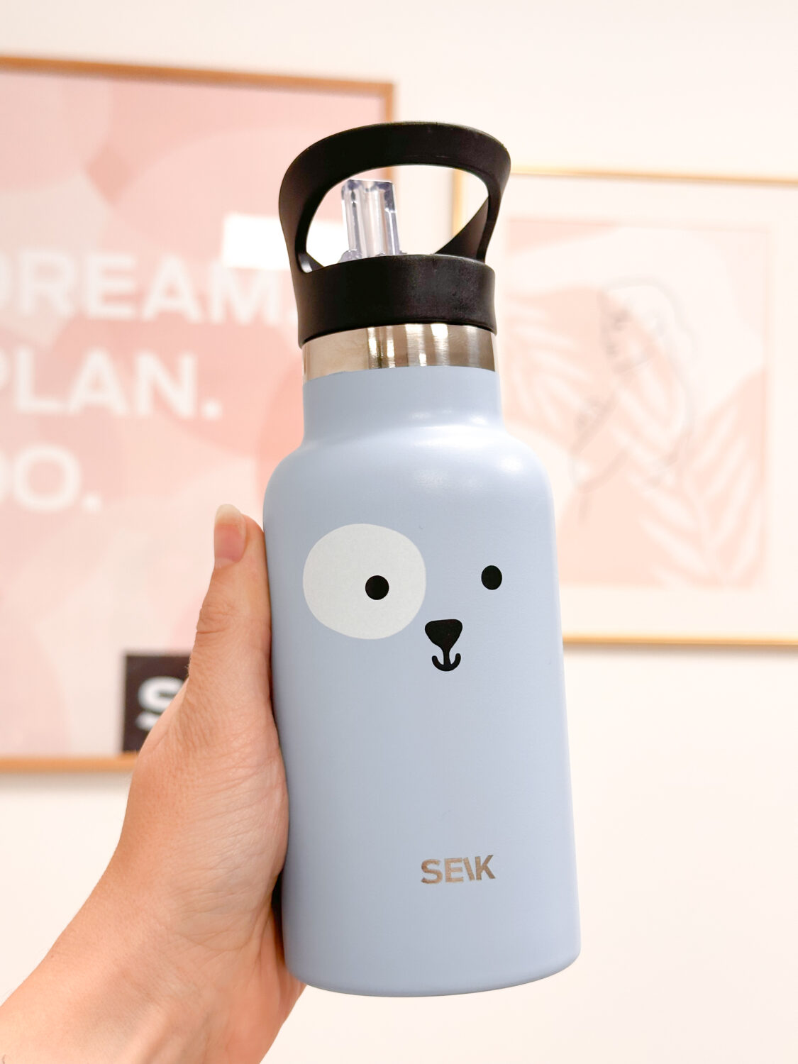 Kids water bottle lid with straw - Image 3