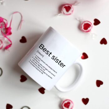Design mug - best sister