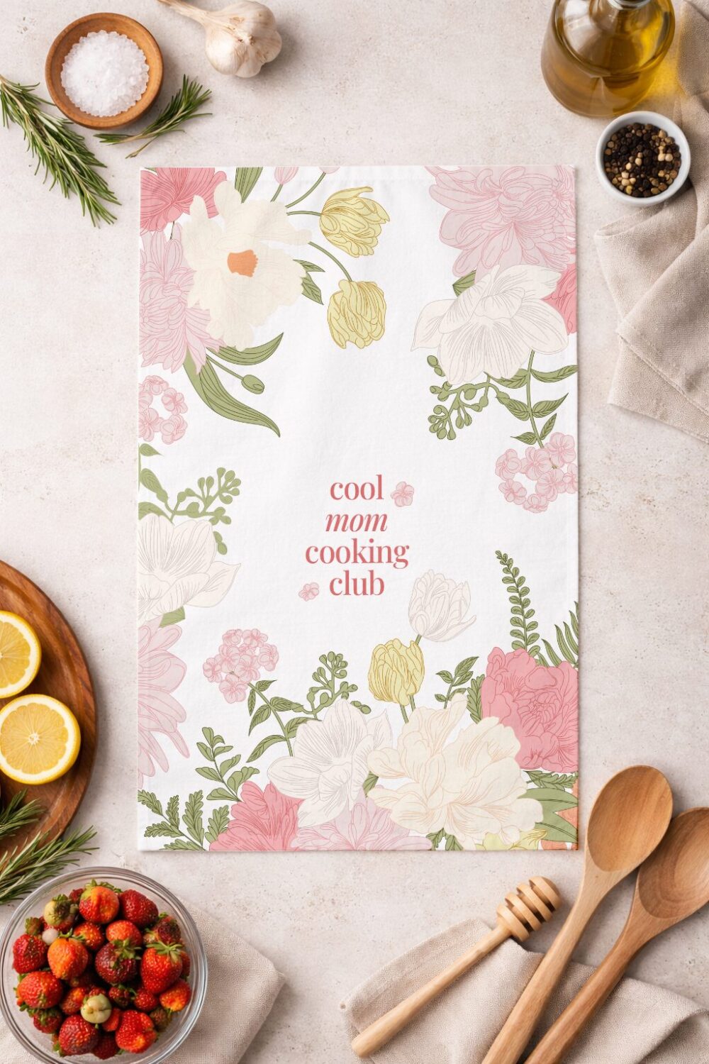tea towel - cool mom cooking club - Image 2