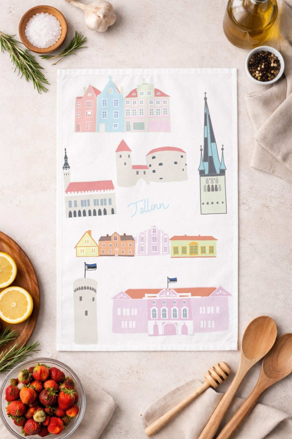tea towel - Magic of Old Town - Image 2