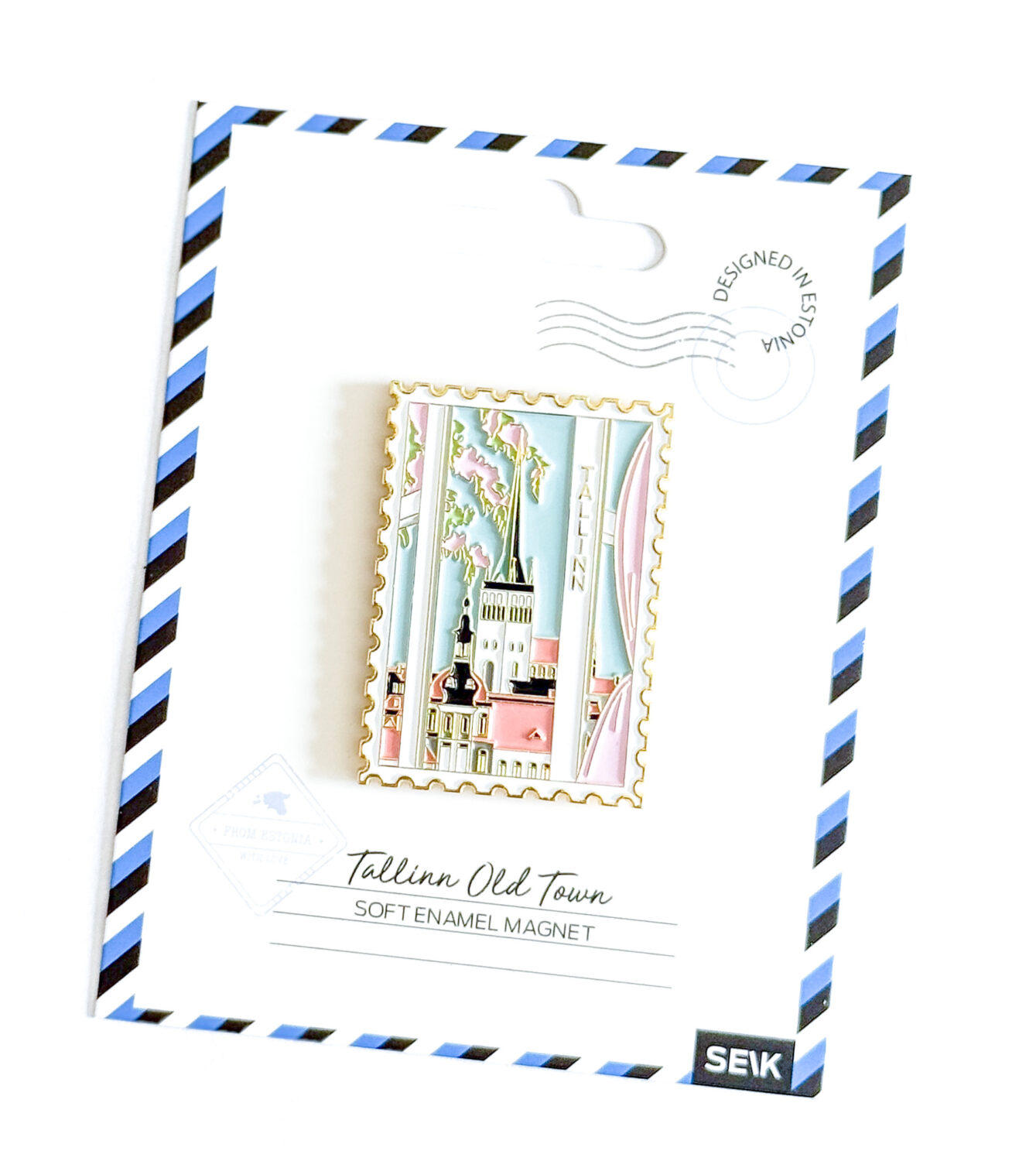 Soft enamel magnet - Tallinn Old Town